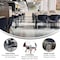 Flash Furniture HERCULES Series 880 lb. Capacity Navy Plastic Stack Chair with Titanium Gray Powder Coated Frame RUT-F01A-NY-GG - alternate 7